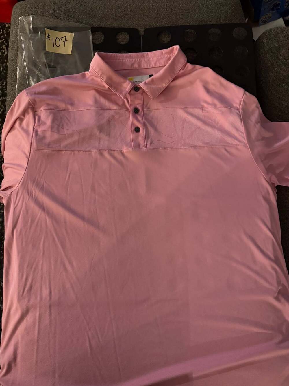 Nicklaus Polo Shirt Size XXL Pink Short Sleeve Golf Eco Choice